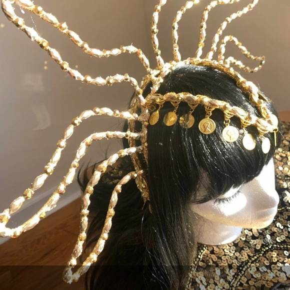 Gold Medusa Headpiece main image 4